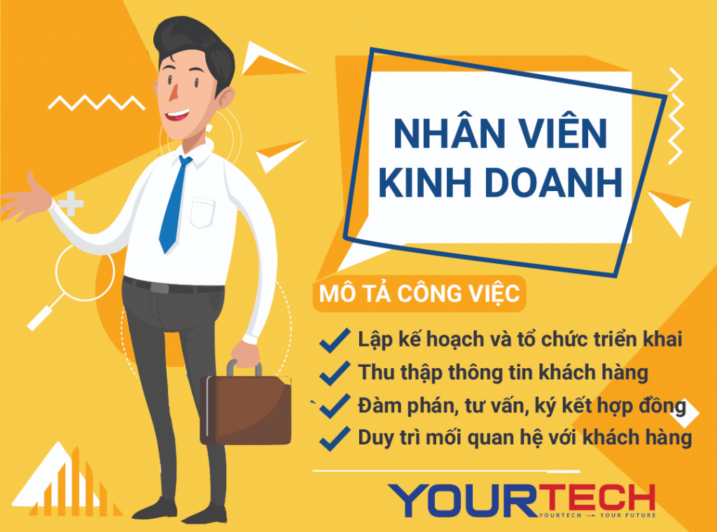 TUYỂN DỤNG NHÂN VIÊN KINH DOANH ĐI LÀM NGAY Yourtech