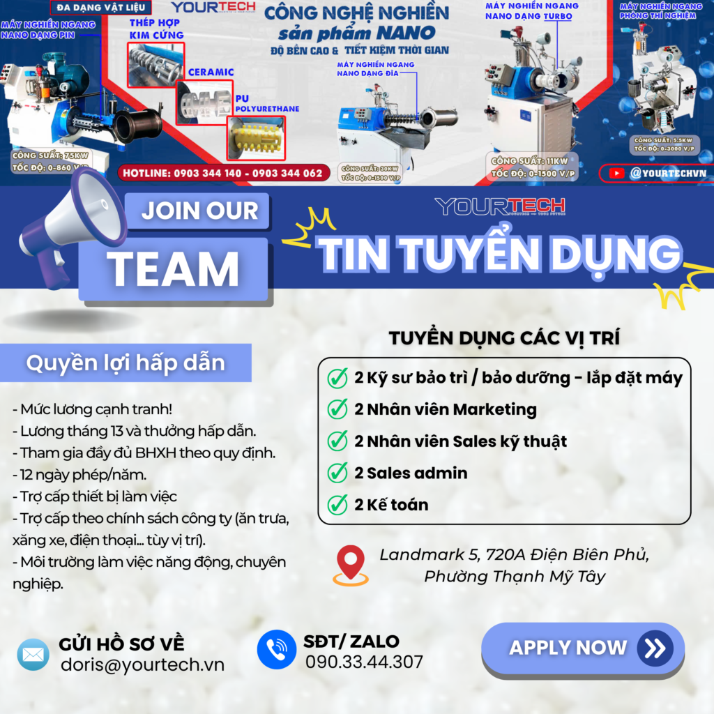 YOURTECH TUYỂN DỤNG T7/2026