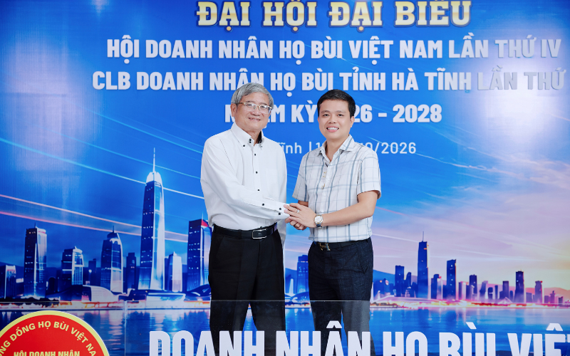 CEO Bùi Ngọc Hùng Tập đoàn Yourtech tham dự Đại hội Doanh nhân họ Bùi lần IV